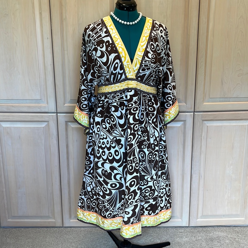 JUNGAL SILK BLEND DRESS